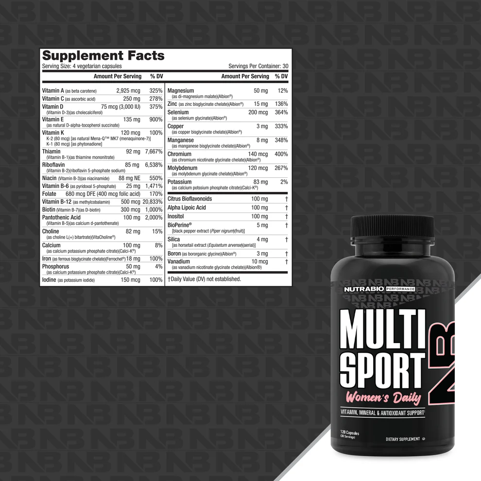 Nutrabio Multisport Vitamin women