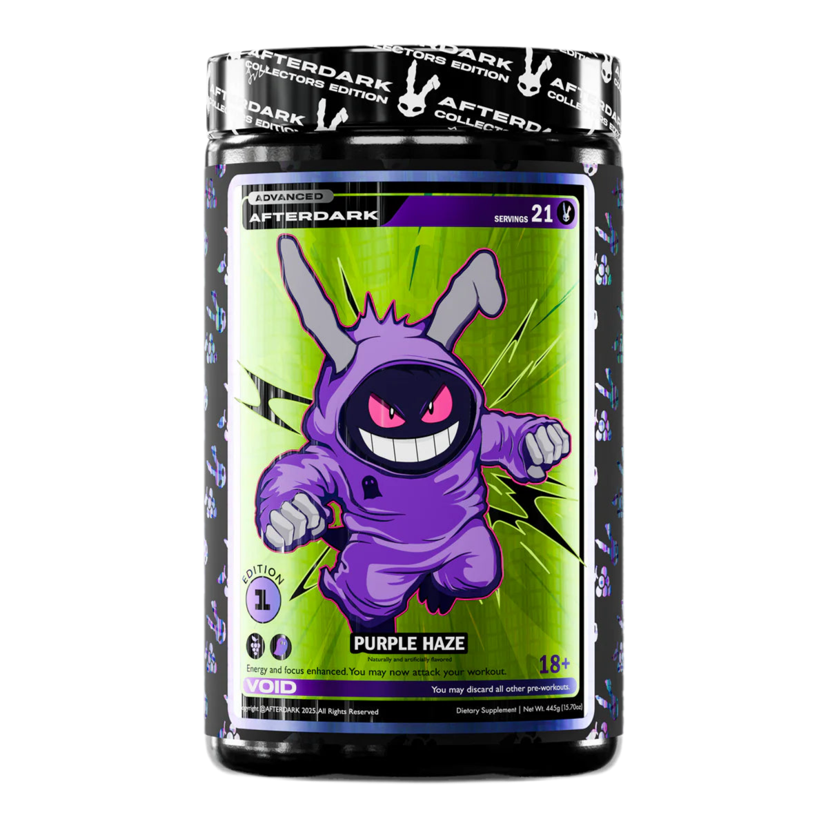 Afterdark VOID Pre-Workout Purple Haze