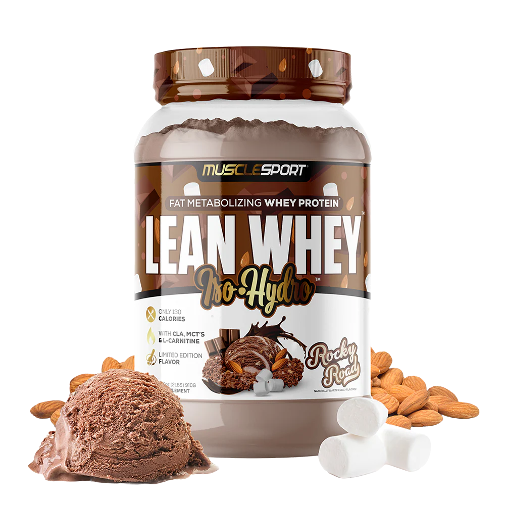 Lean Whey Iso Hydro Gourmet Protein 2LB Rocky Road