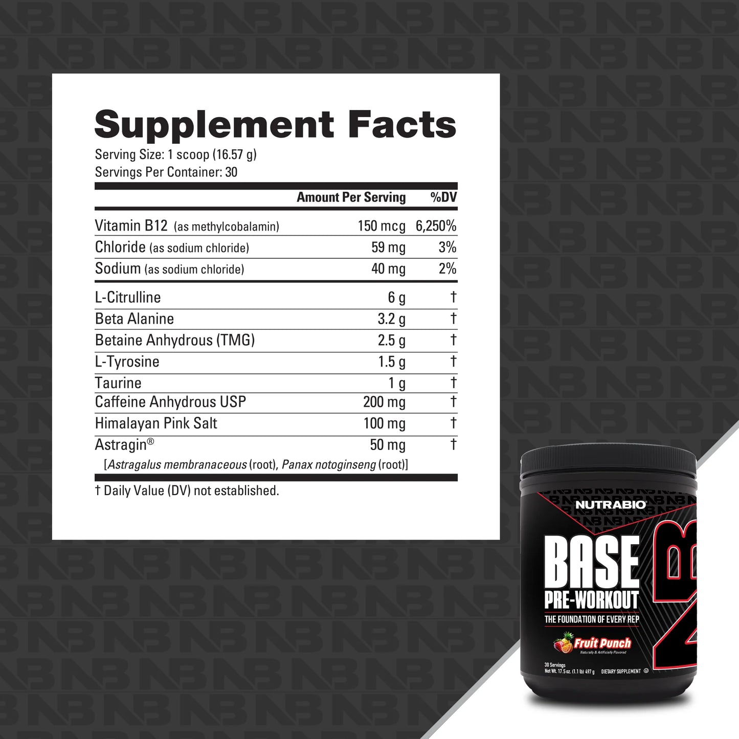 Nutrabio Base Preworkout