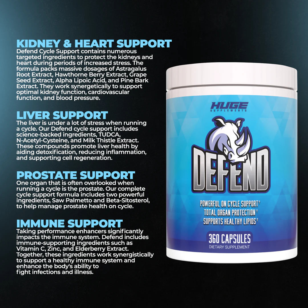 Huge Supps DEFEND CYCLE SUPPORT