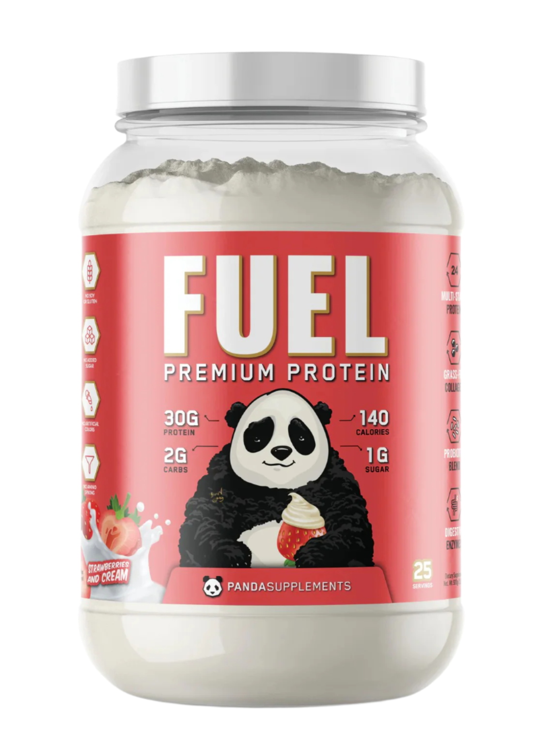 Panda Fuel Protein Strawberries & Cream