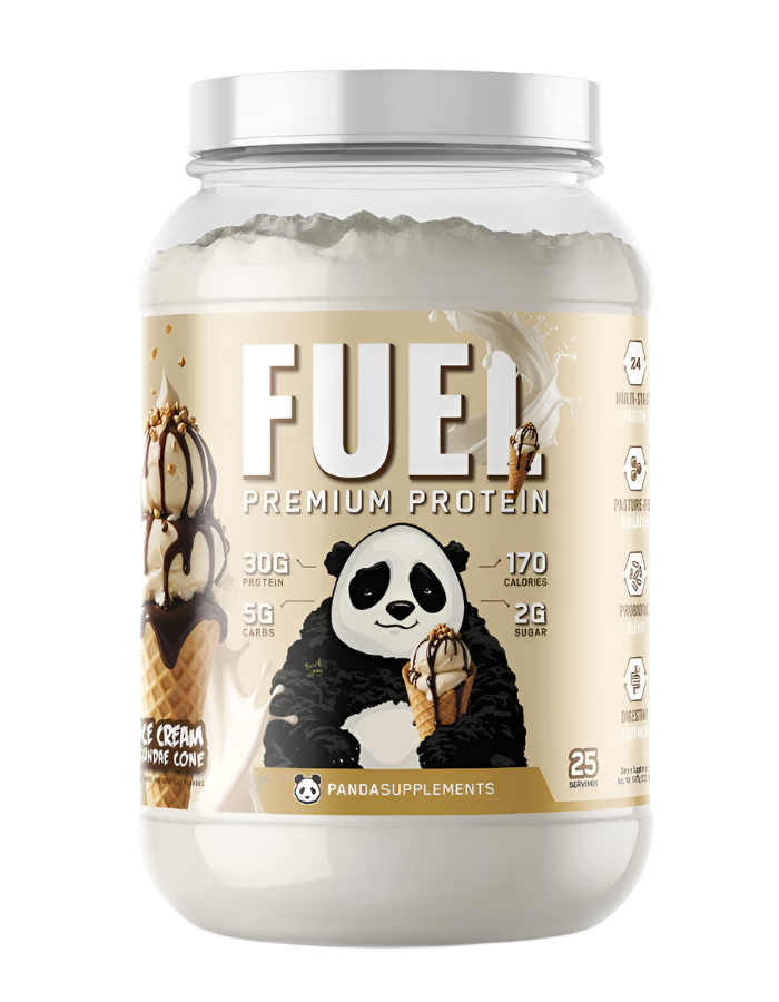 Panda Fuel Protein Ice Cream Sundae