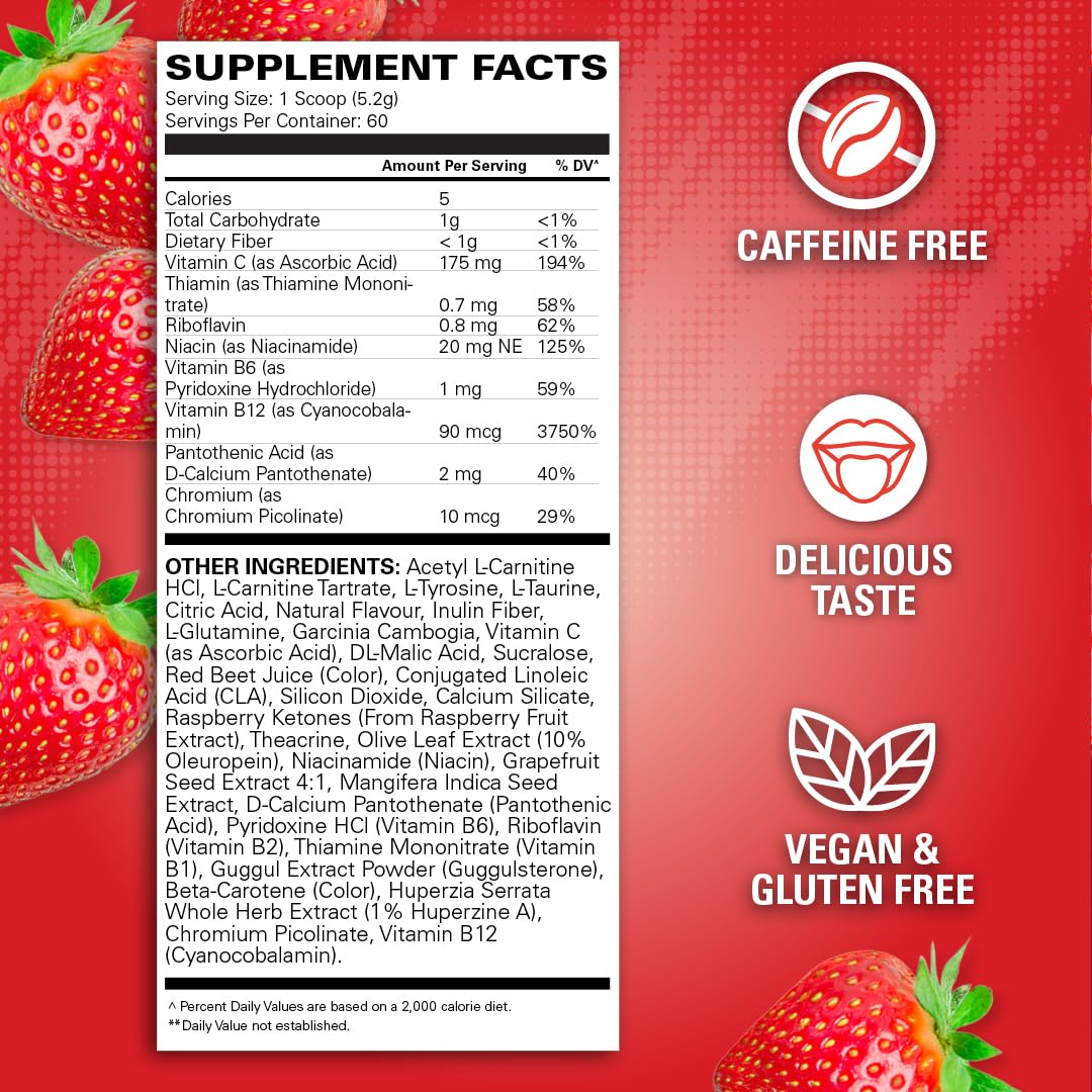 EHP Labs OxyShred Thermogenic Non-Stim Strawberry