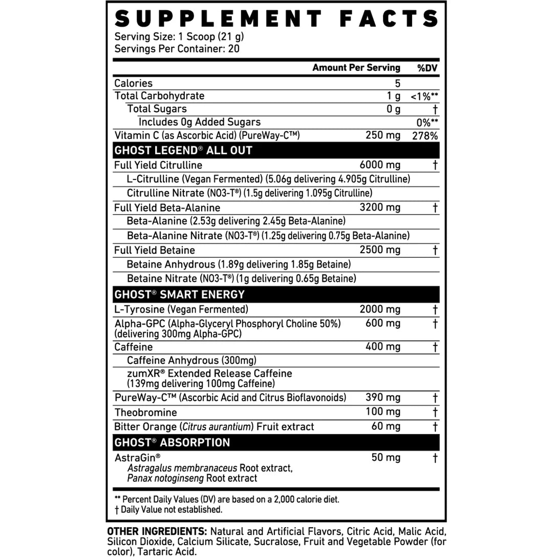 Ghost Legend All Out Pre-Workout