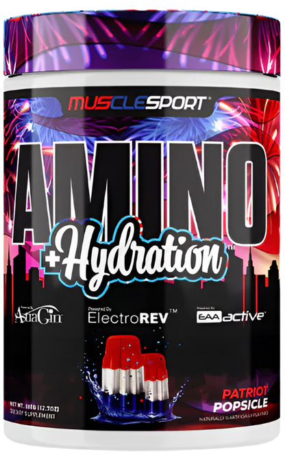 MuscleSport Amino + Hydration Patriot Popsicle