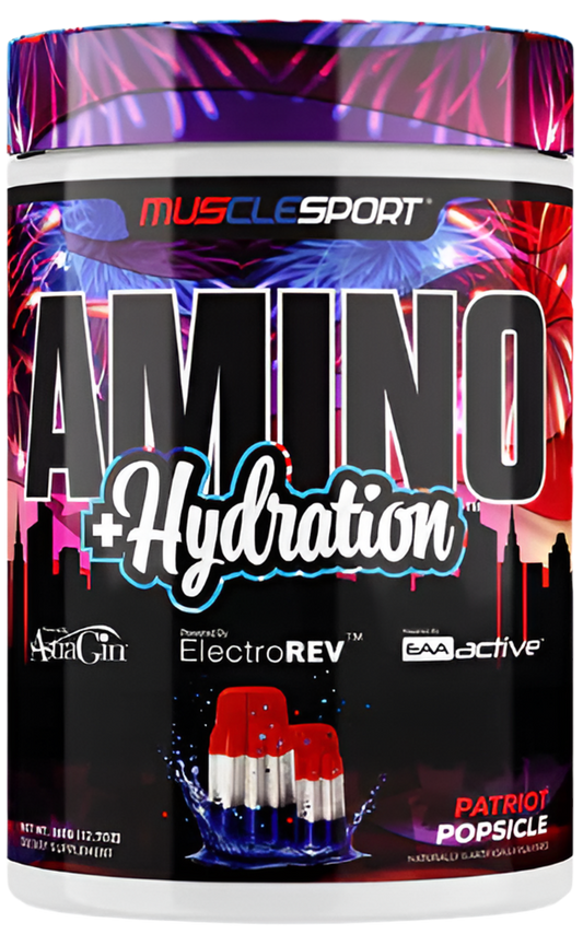 MuscleSport Amino + Hydration Patriot Popsicle