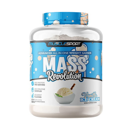 MASS REVOLUTION™ MASS GAINER 6LB Vanilla Ice Cream