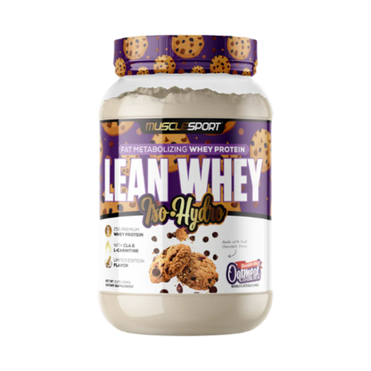 Lean Whey Iso Hydro Gourmet Protein 2LB Oatmeal Chocolate Chip