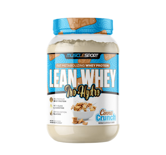 Lean Whey Iso Hydro Gourmet Protein 2LB Cinna Crunch