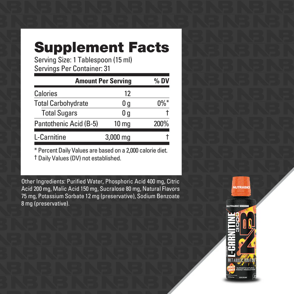 Nutrabio L-Carnitine 3000