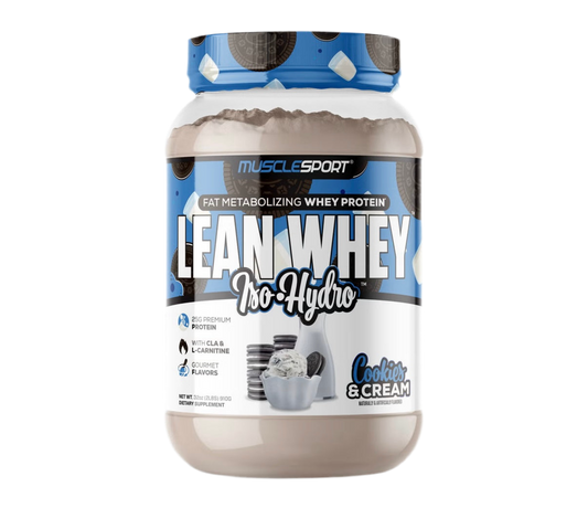 Lean Whey Iso Hydro Gourmet Protein 2LB Cookies n Cream