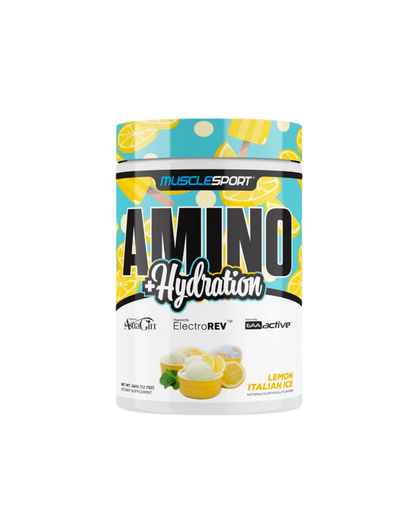 MuscleSport Amino+Hydration Lemon Italian Ice