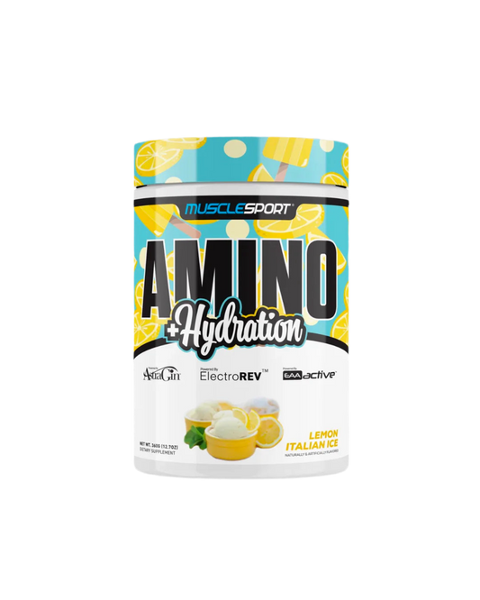 MuscleSport Amino+Hydration Lemon Italian Ice