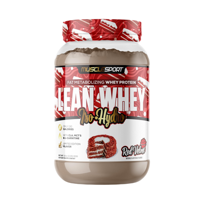 Lean Whey Iso Hydro Gourmet Protein 2LB Red Velvet