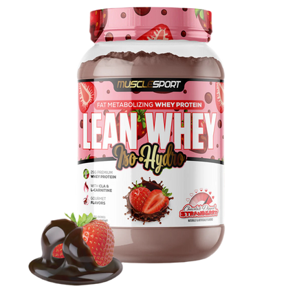 Lean Whey Iso Hydro Gourmet Protein 2LB Chocolate Dipped Strawberry