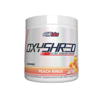 EHP Labs OxyShred Thermogenic Fat Burner Pre-Workout Peach Rings