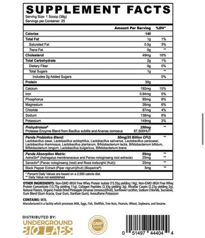 Panda Fuel Protein Blueberry Muffin