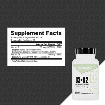Vitamin D3 + K2