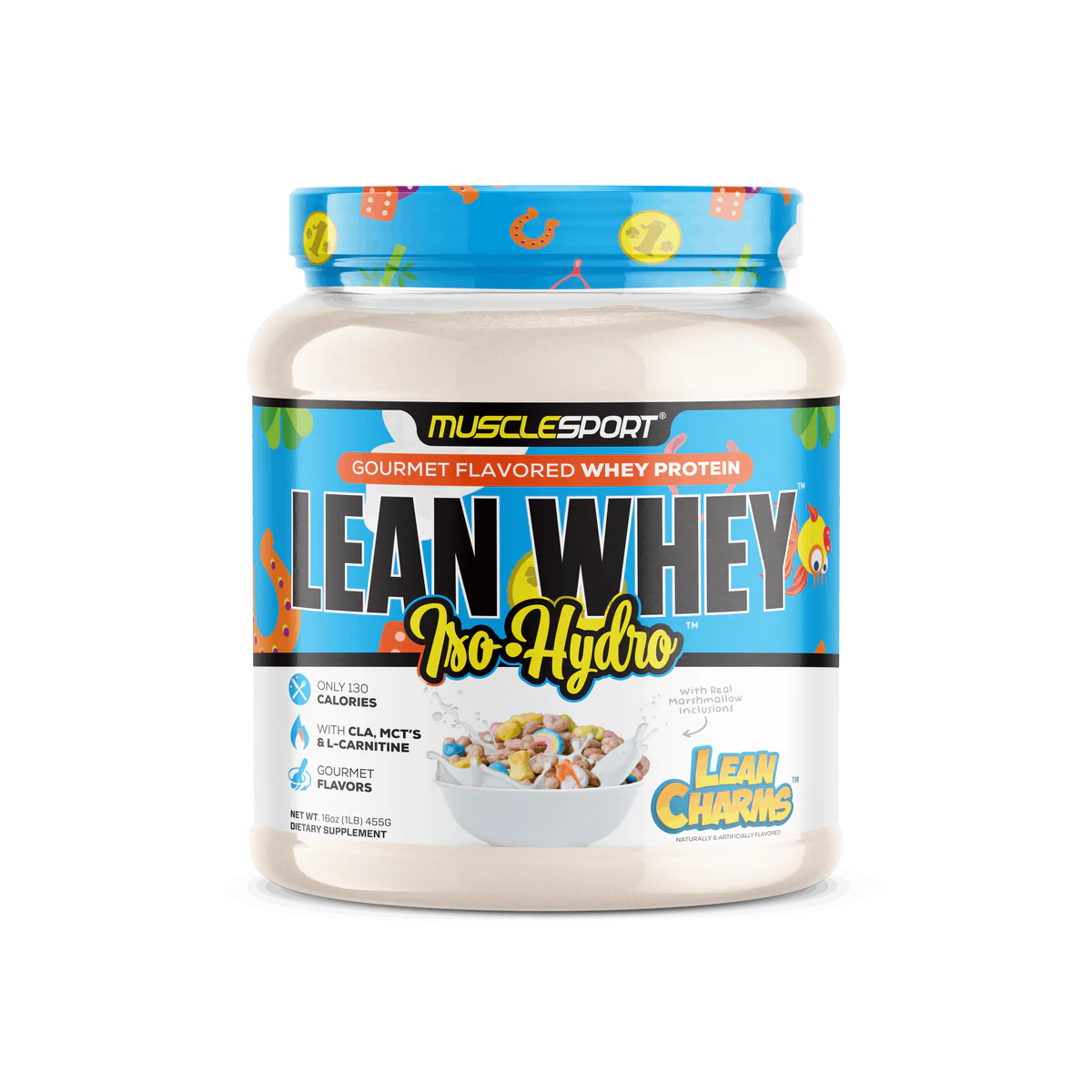 Lean Whey Iso Hydro Gourmet Protein 1lb Lean Charms