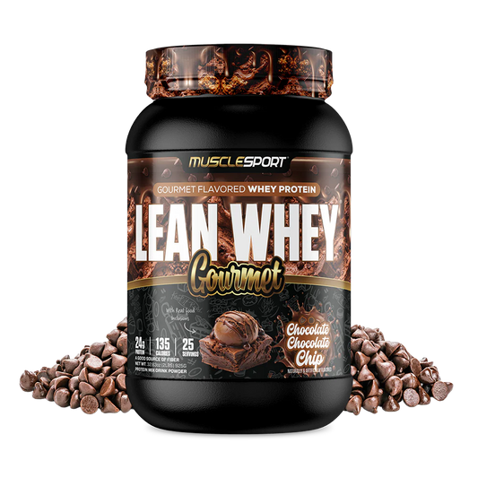 Lean Whey Gourmet Premium Blended Protein 2lb Chocolate Chocolate Chip