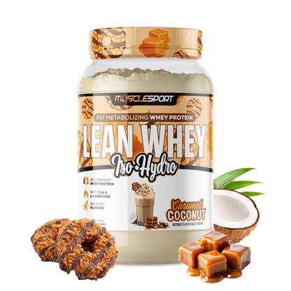 Lean Whey Iso Hydro Gourmet Protein 2LB Coconut Caramel