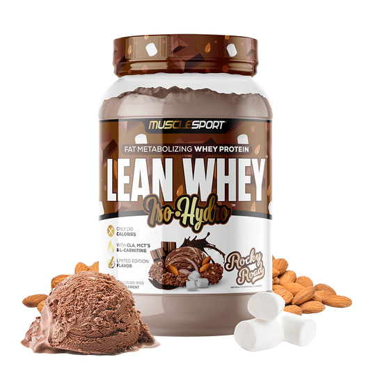 Lean Whey Iso Hydro Gourmet Protein 2LB Rocky Road