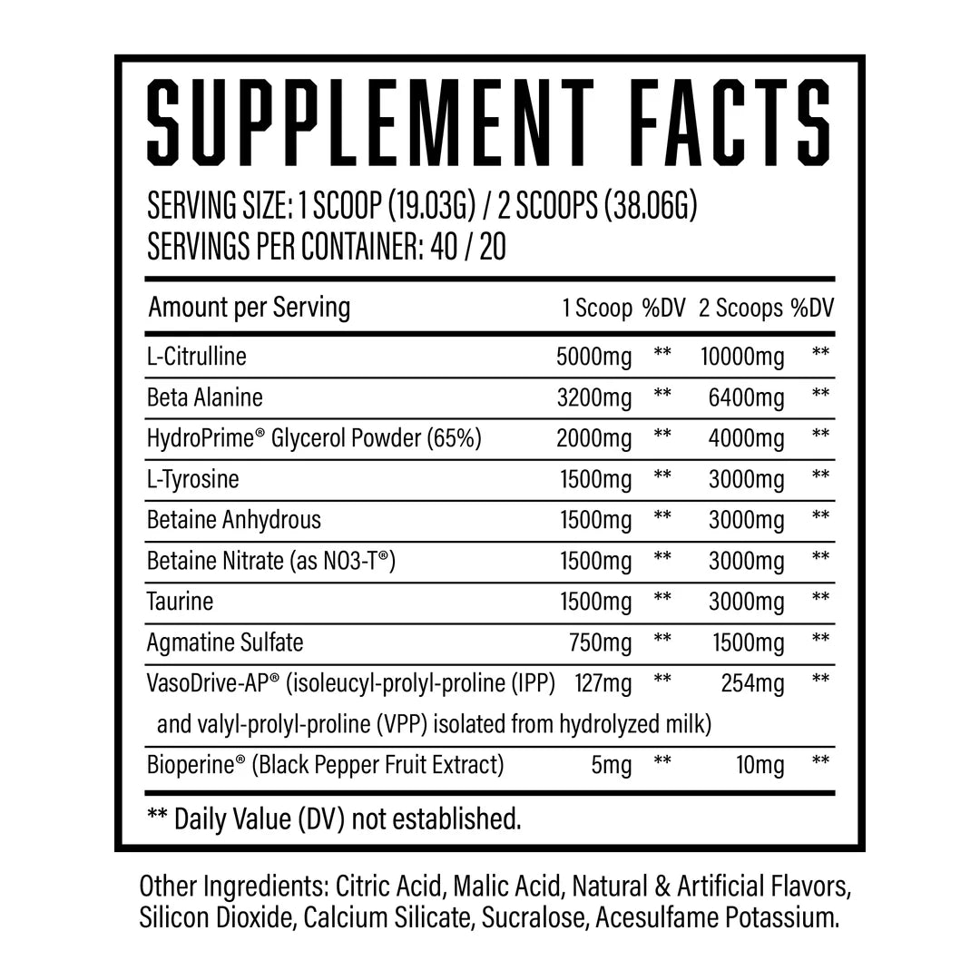 Pump Serum Stim Free Pre-Workout