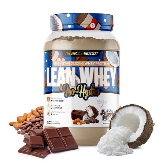 Lean Whey Iso Hydro Gourmet Protein 2LB Cafe Mocha Almond