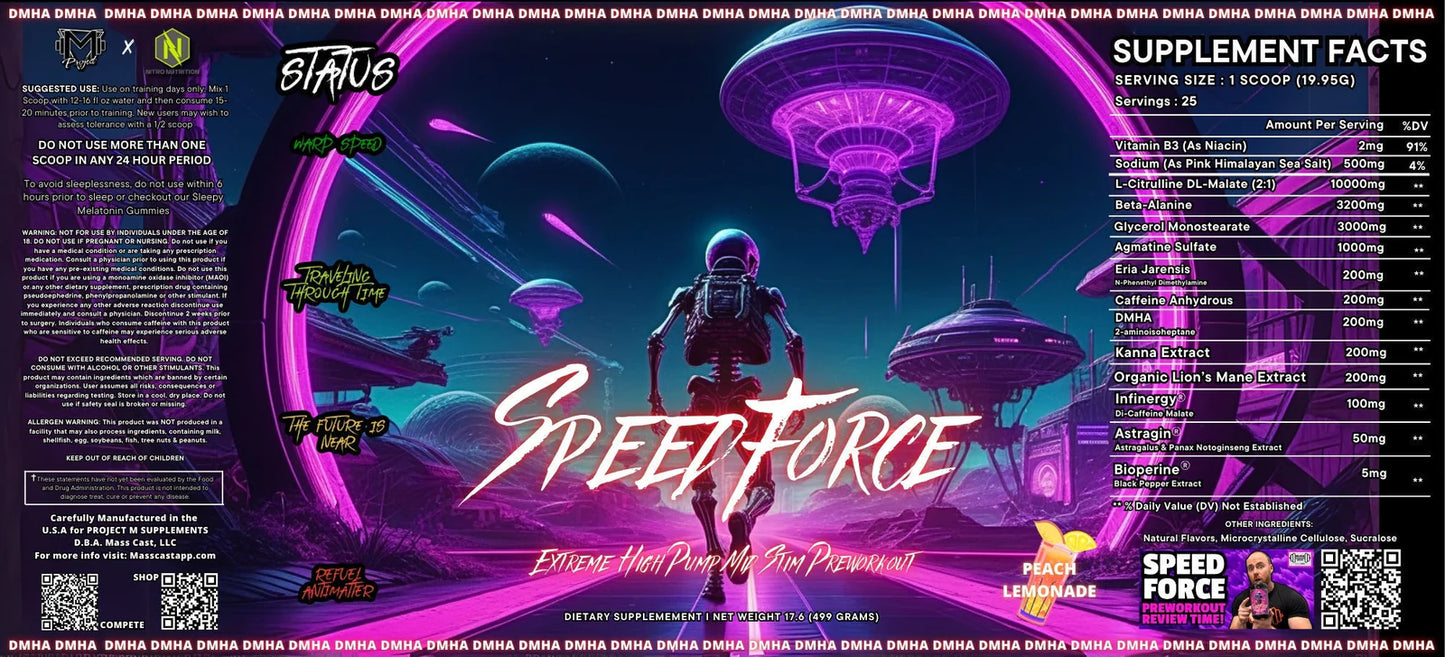 Speed Force Pre-Workout Mango Gelato