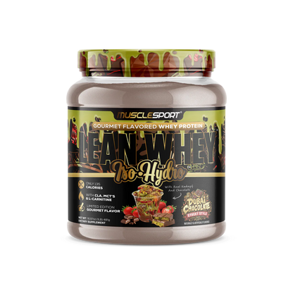 Lean Whey Iso Hydro Gourmet Protein 1lb Dubai Chocolate