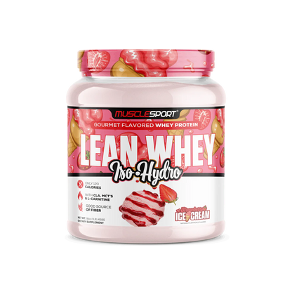Lean Whey Iso Hydro Gourmet Protein 1lb Strawberry