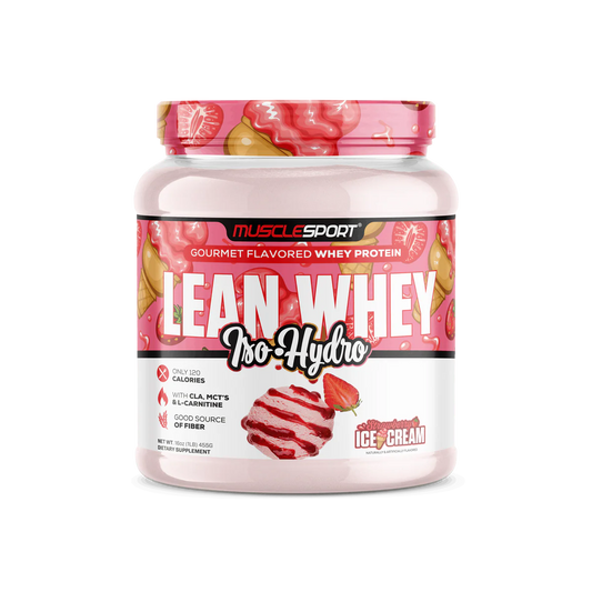 Lean Whey Iso Hydro Gourmet Protein 1lb Strawberry