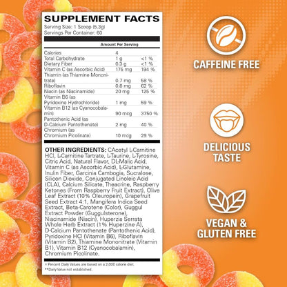 EHP Labs OxyShred Thermogenic Non-Stim Kiss My Peach