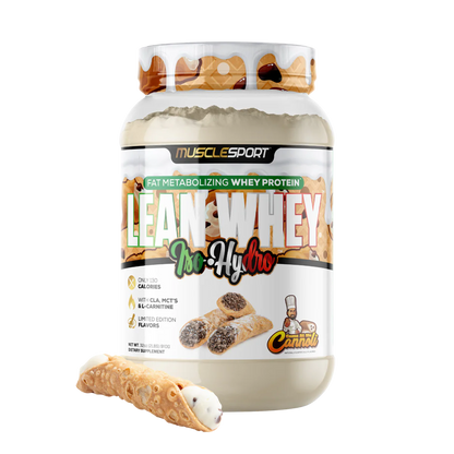 Lean Whey Iso Hydro Gourmet Protein 2LB Come at Me Cannoli