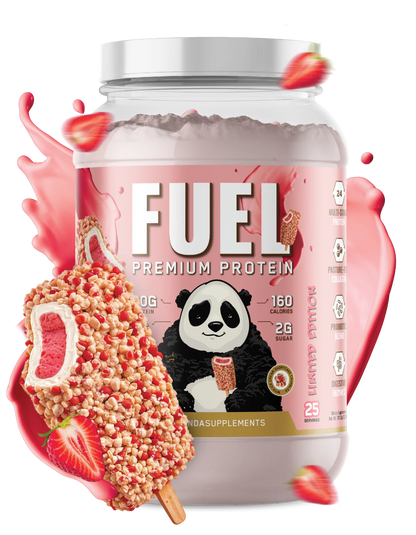 Panda Fuel Protein Strawberry Ice Cream Crumble