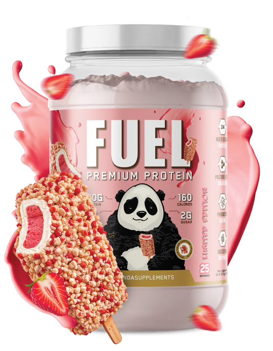 Panda Fuel Protein Strawberry Ice Cream Crumble