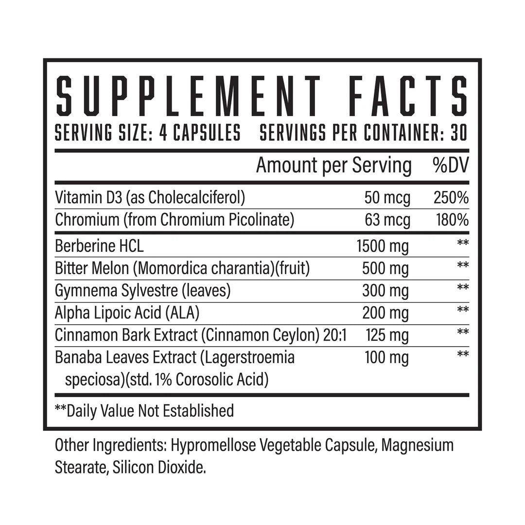 Huge Supps UTILIZE
GLUCOSE DISPOSAL AGENT