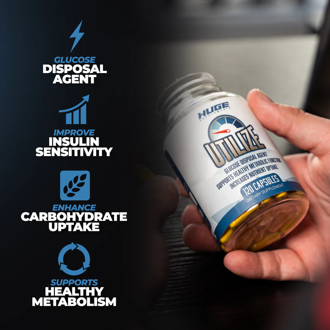 Huge Supps UTILIZE
GLUCOSE DISPOSAL AGENT