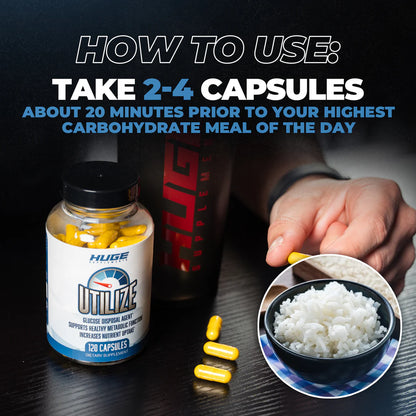 Huge Supps UTILIZE
GLUCOSE DISPOSAL AGENT