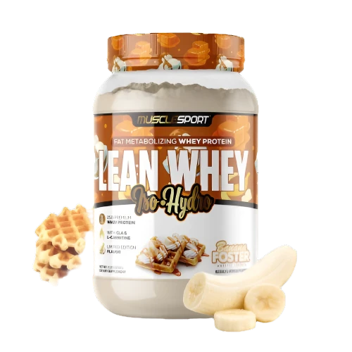 Lean Whey Iso Hydro Gourmet Protein 2LB Banana Foster Waffle