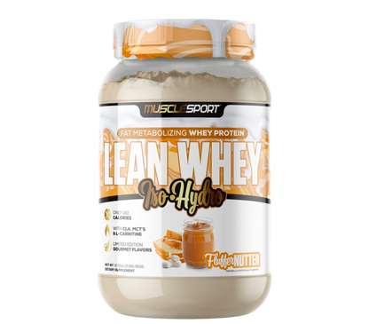 Lean Whey Iso Hydro Gourmet Protein 2LB Fluffer Nutter