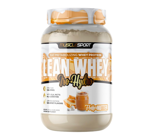 Lean Whey Iso Hydro Gourmet Protein 2LB Fluffer Nutter