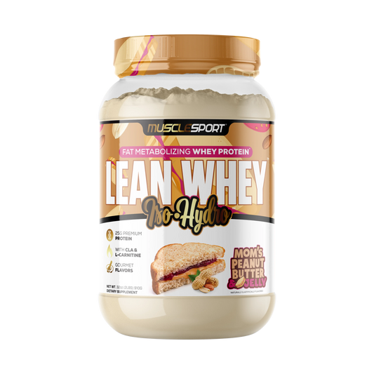 Lean Whey Iso Hydro Gourmet Protein 2LB Mom’s PB & J