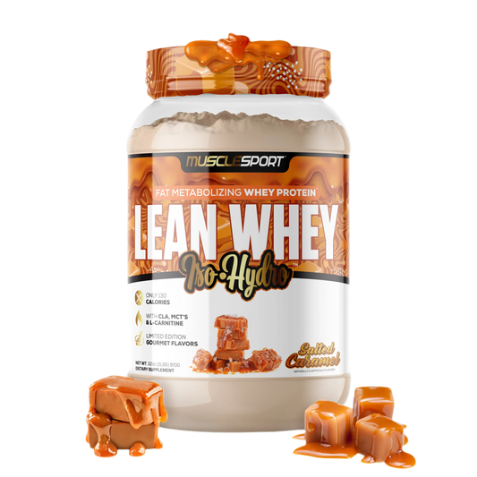Lean Whey Iso Hydro Gourmet Protein 2LB Salted Caramel