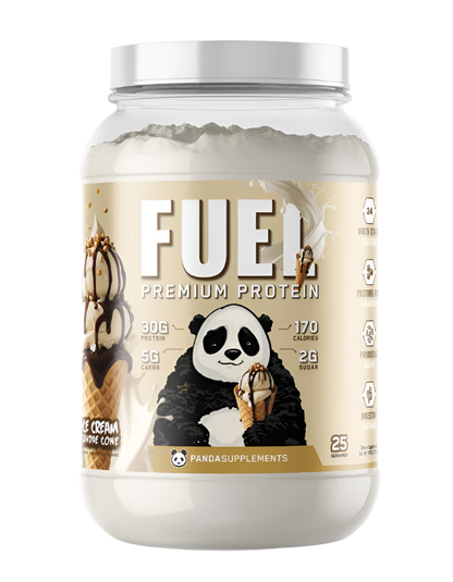 Panda Fuel Protein Ice Cream Sundae