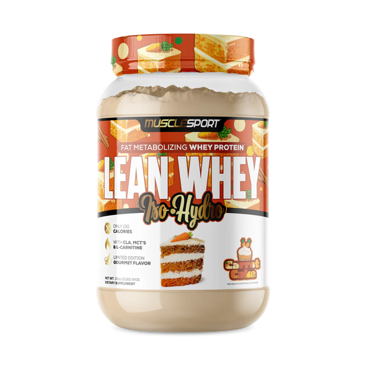 Lean Whey Iso Hydro Gourmet Protein 2LB Carrot Cake