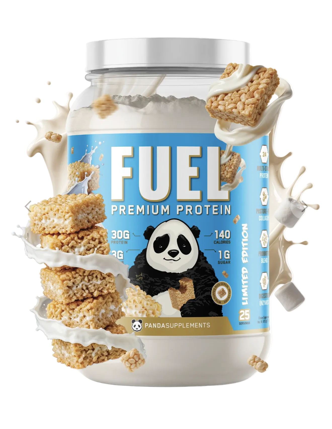 Panda Fuel Protein Marshmallow Crisp